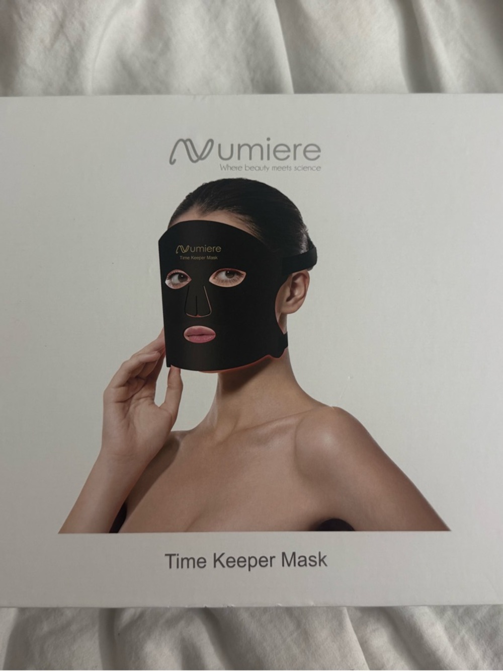 Lumiere Time Keeper Mask - Black with Pink Accents
